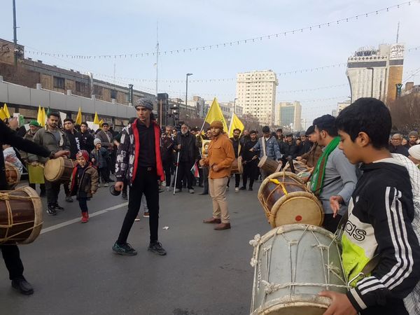 تشییع نمادین شهدای مقاومت درمشهد