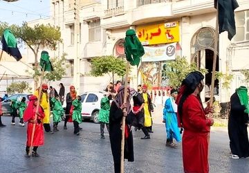 کاروان بصیرت عاشورایی در شهرستان سمنان