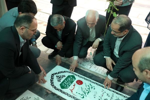 تجدید میثاق معلمان قم با شهیدان