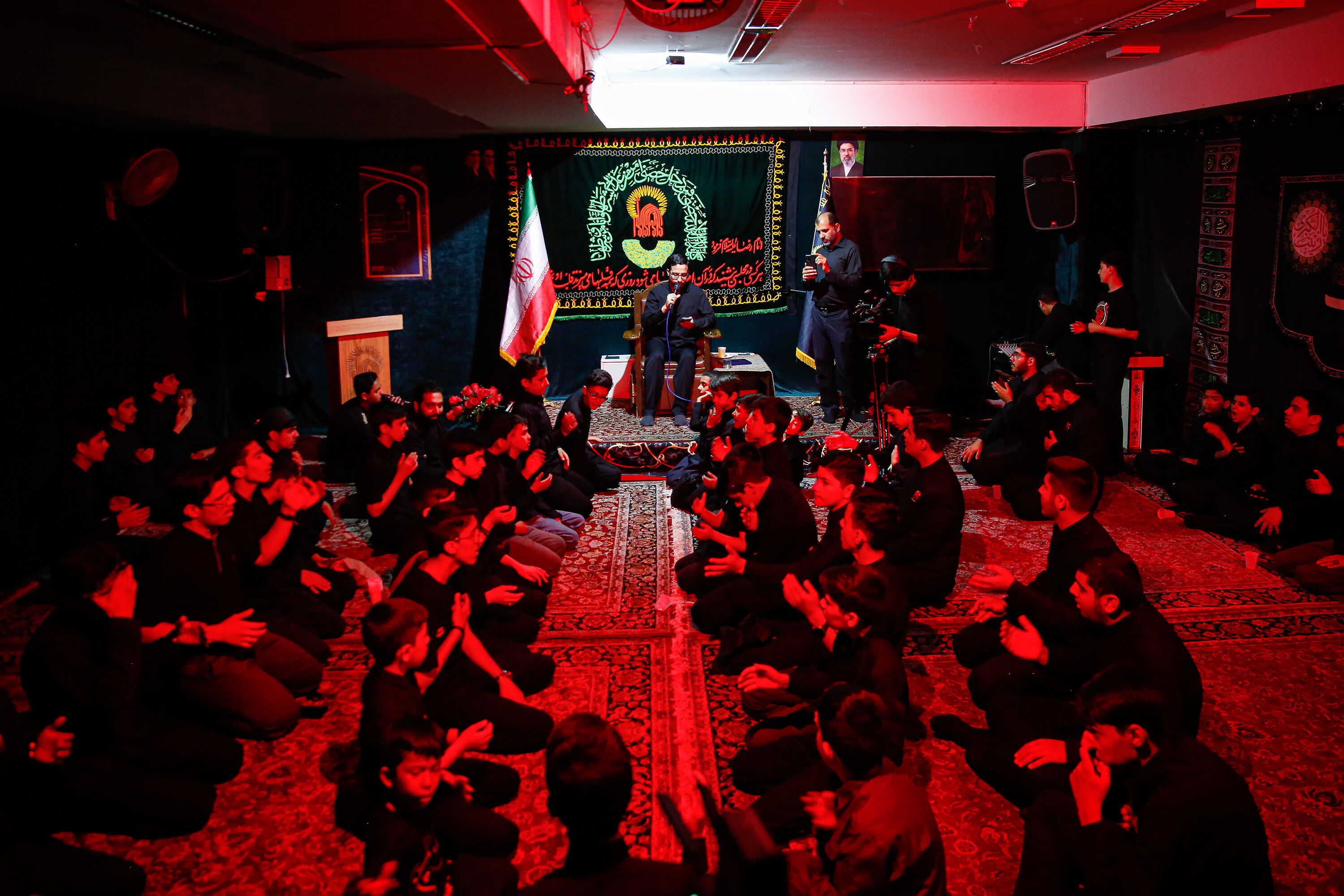 محفل عزاداری مکبرین نوجوان حرم مطهر رضوی