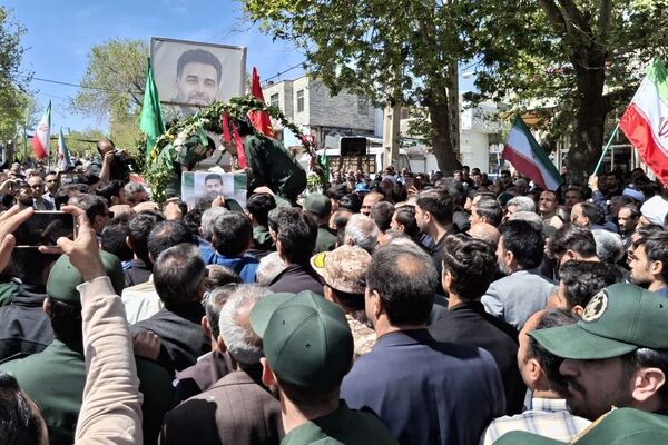 مراسم تشییع پیکر پاک سرهنگ پاسدار شهید حمید محمدی
