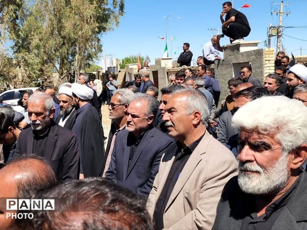 تشییع باشکوه  دومین شهید ابرکوه