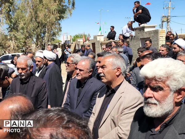 تشییع باشکوه  دومین شهید ابرکوه