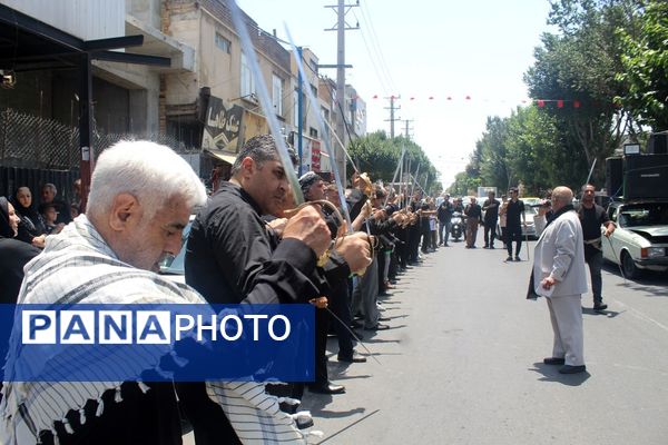 اجرای مراسم شاه‌حسین گویان در شهرستان فردیس