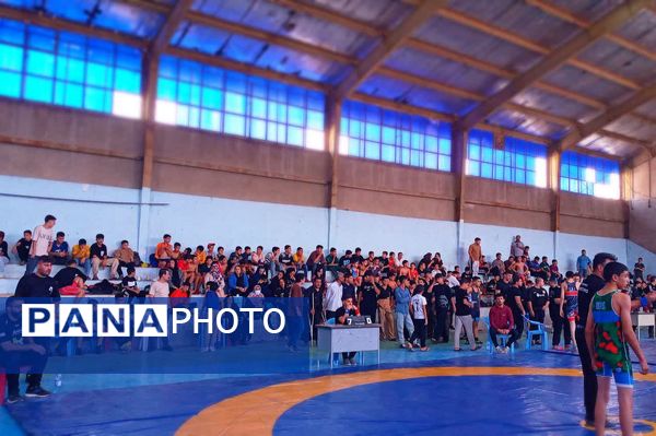 برگزاری مسابقات کشتی فرنگی نونهالان کهگیلویه و بویراحمد در باشت 