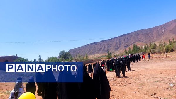 نسر در سوگ و بیعت؛ پیاده روی باشکوه غدیر به یاد شهدای حملات صهیونیستی