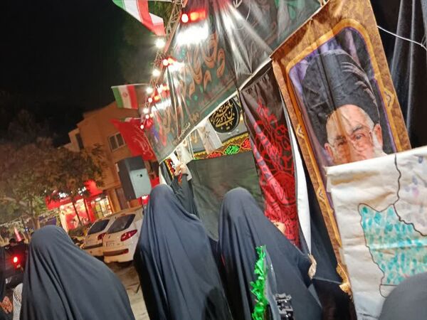 برپایی موکب دختران بصیرا در بجنورد 