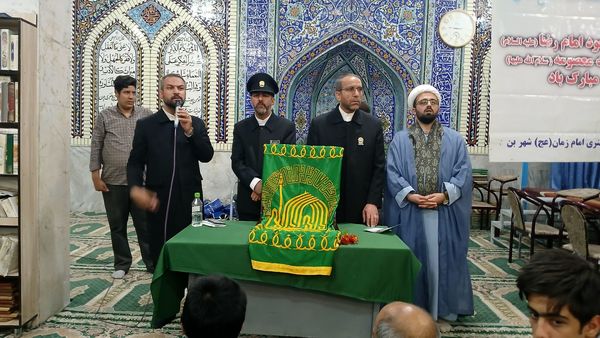 استقبال از خادمین حرم علی بن موسی الرضا در بن 
