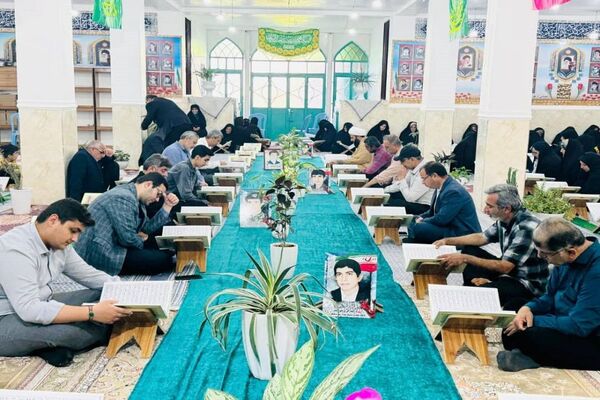 ترتیل خوانی قرآن کریم در شبانکاره