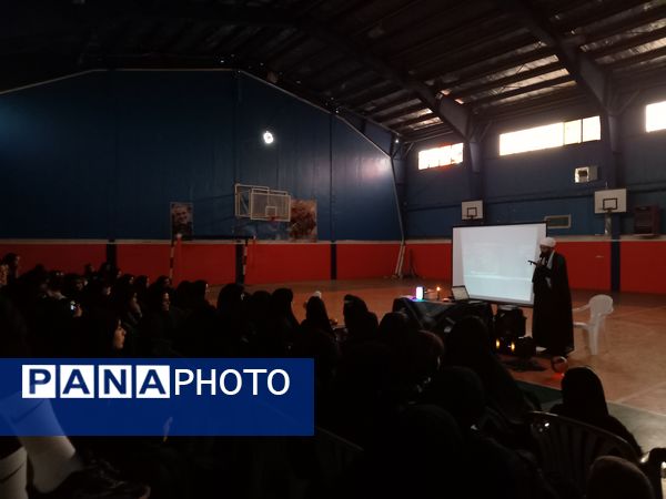 عزاداری دختران ورزشکاران شهر جعفریه به‌مناسبت شهادت حضرت فاطمه زهرا(س) 