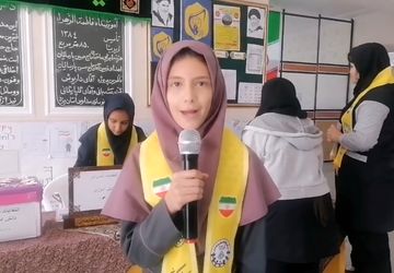 انتخابات شورای دانش‌آموزی دبیرستان فاطمه الزهرا (س) برگزار شد