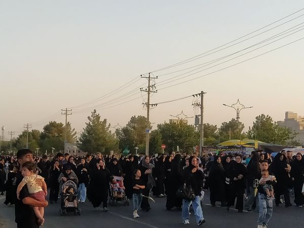 پیاده روی جاماندگان اربعین در کاشمر