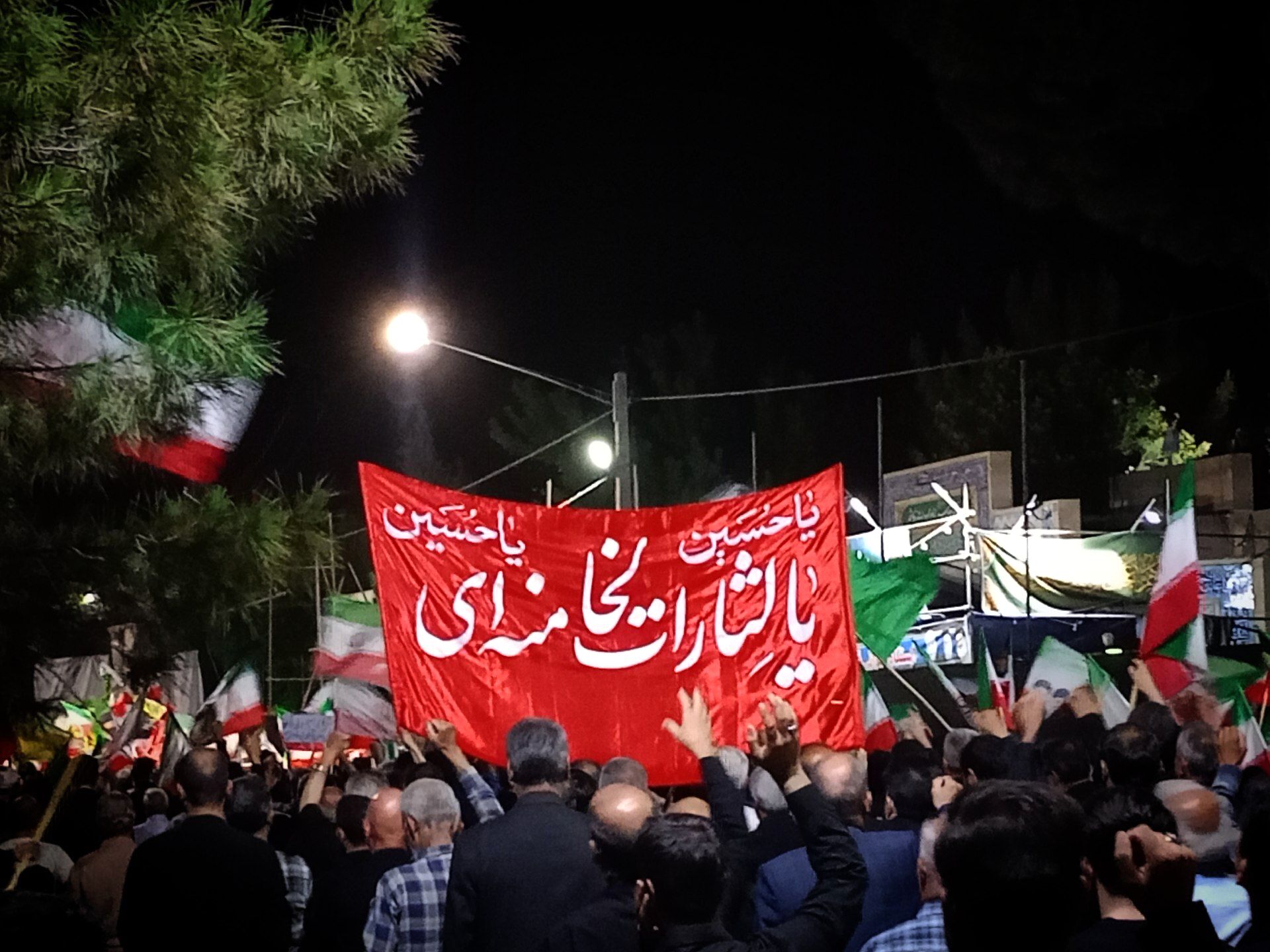 خاص ترین قاب های محرم خیابانی کاشمر