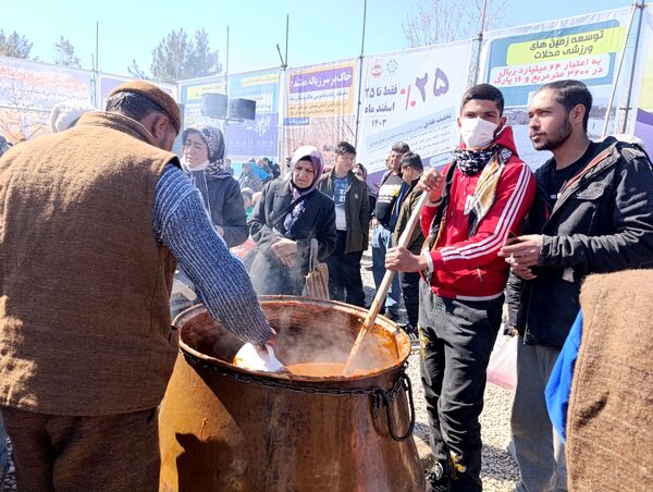 برگزاری جشنواره پخت سمنو در بجنورد 