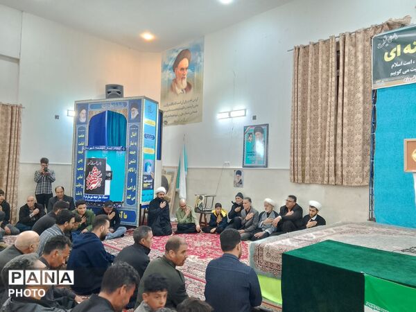 مراسم وداع با شهید علی‌اکبر خوافی در شهرستان میان‌جلگه