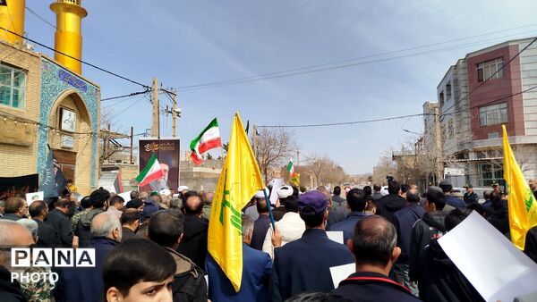 قیام مردم صفی آباد علیه استکبار در روز جهانی قدس