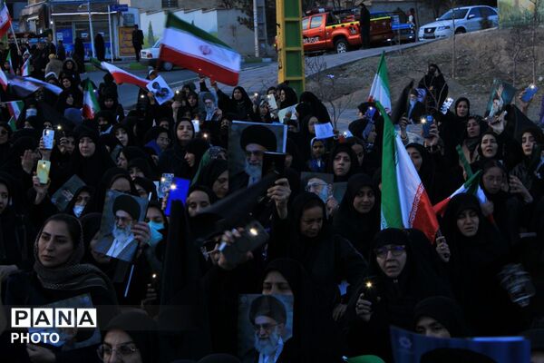اجتماع خونخواهان و منتقمین شهادت حضرت آیت الله الامام شهید سید علی خامنه ای در پردیس
