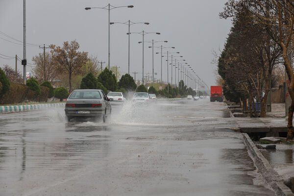 باران نوروزی در آباده