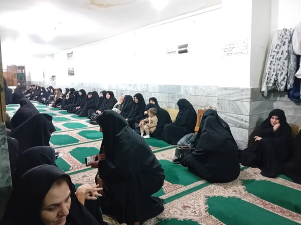 مراسم ایام فاطمیه در مسجد پنج تن آشخانه