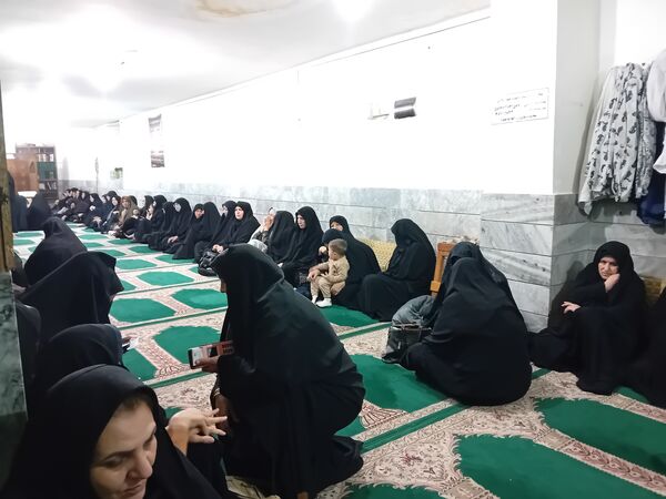 مراسم ایام فاطمیه در مسجد پنج تن آشخانه