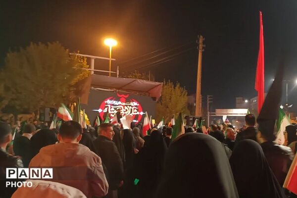 هجدهمین‌ شب اجتماع سراسری مردم شهرستان قرچک