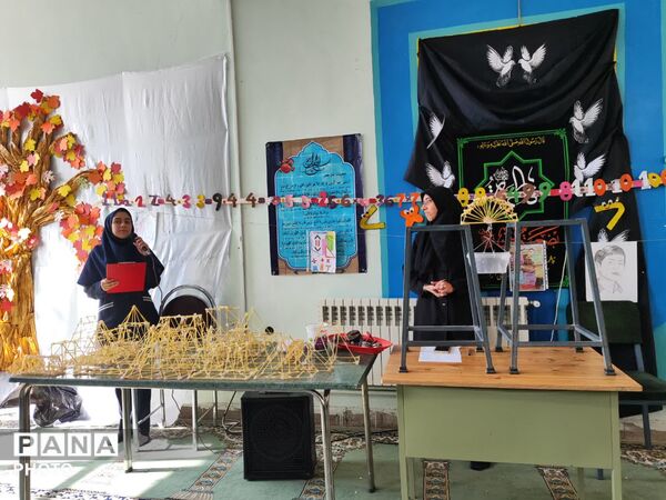 ساخت سازه‌های ماکارونی در دبیرستان معلم تفت