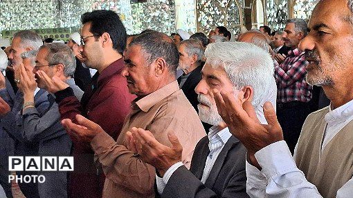 اقامه نماز باران در کاشمر
