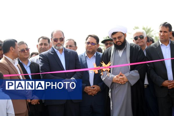 افتتاح زمین چمن روستای محمد آباد چاه ملک 