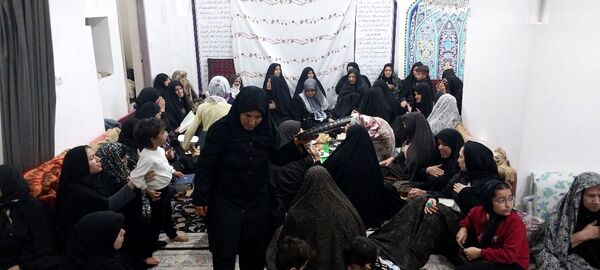 عطر صبر زینب در جمع معتکفان مسجد جامع