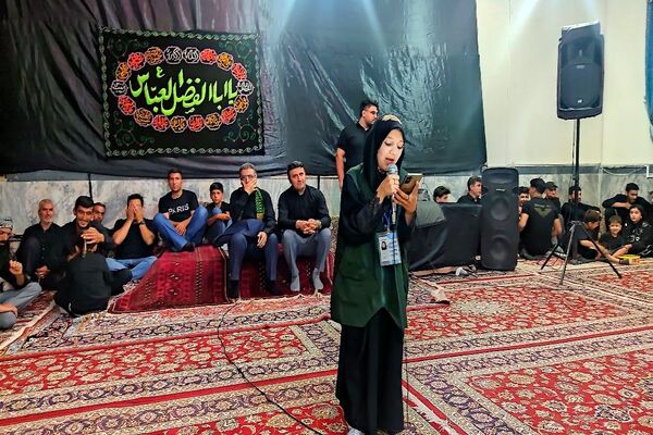 عزاداری شب هشتم ماه محرم در شهر بار 