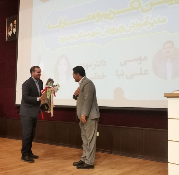 آیین تکریم و معارفه سرپرست آموزش و پرورش شهرستان بجنورد 
