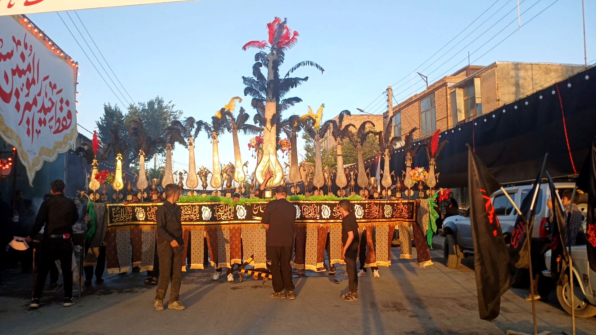 عشاق حسین در ماه محرم شهرستان بن 