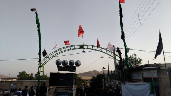 هیات‌ عزاداری‌ در شهر وردنجان‌‌ 