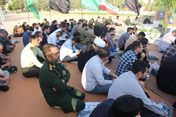 عزاداری سالروز شهادت امام جعفر صادق(ع) در تیپ 83 روحانیون رزمی تبلیغی