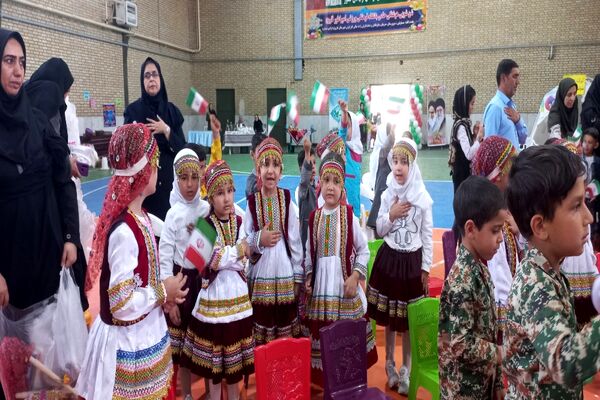 برگزاری جشنواره هویت‌های ملی اسلامی کودکستان‌های شهرستان فاروج