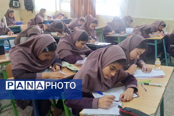 آغاز آزمون هماهنگ پایه ششم ناحیه ۳ شیراز 