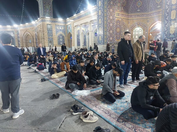 مراسم احیاء سومین شب قدر در حرم حضرت معصومه(س)