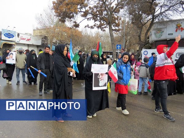 راهپیمایی باشکوه ۲۲ بهمن ماه شهرستان بجنورد 