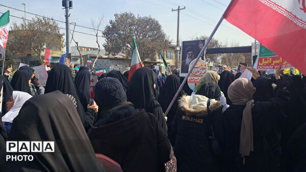 لبیک مردم شهرستان شیروان به رهبری با حضور باشکوه در راهپیمایی روز قدس
