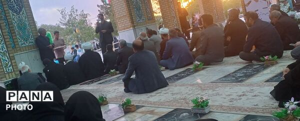 مراسم عزاداری چهلمین روز شهادت ناوبان دوم سجاد عسکری