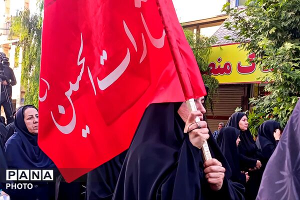 طنین اشک و ماتم در سوگ سالار شهیدان در اسلام آباد غرب