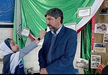 برگزاری چهل و سومین دوره از مسابقات قرآن متوسطه دوره اول و دوم دختران شهرستان آباده