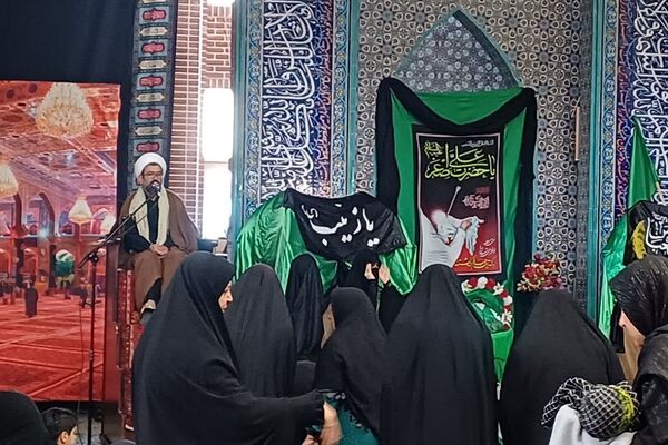 مراسم شیرخوارگان حسینی در منطقه پردیس 