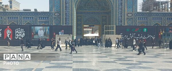 خادم حضرت خورشید به آغوش حرم باز آمد