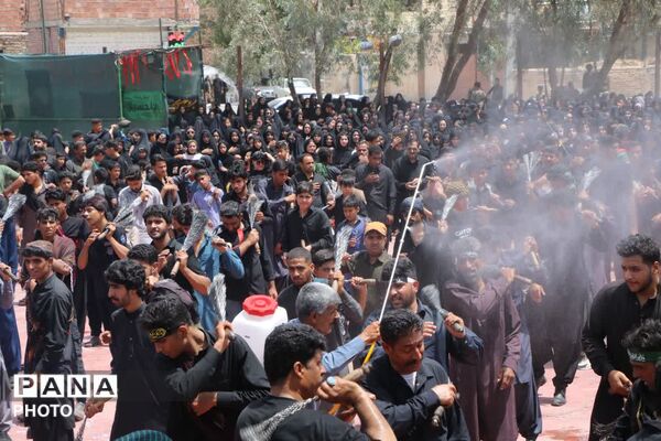 عزاداری هیئات های مذهبی شهر ریگان 