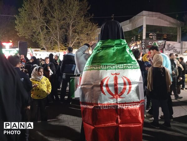 قیام مردم شهرستان نظرآباد در سی و هشتمین شب راهپیمایی 