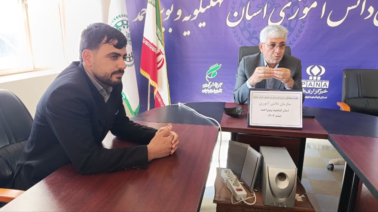 جلسه هماهنگی اجرای طرح ملی «مدرسه همدل، ایران همدل» در سازمان دانش‌آموزی استان کهگیلویه و بویراحمد
