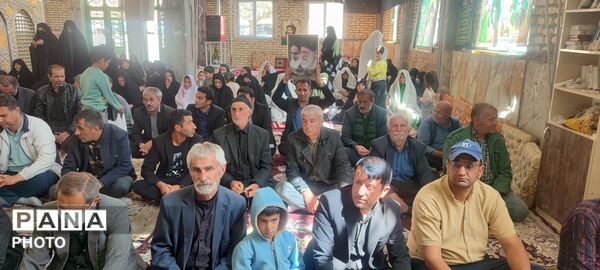 مراسم عزاداری شهادت قائد امت در روستای شیرمرد