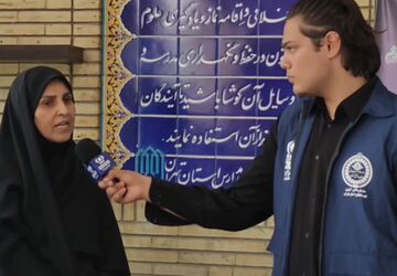 اسکان زائران خوزستانی در دبیرستان شهید بهشتی ناحیه دو شهرری 