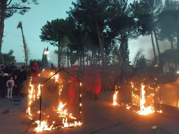 حضور پررنگ مردم شهرستان خلیل آباد در همایش بزرگ عاشورای حسینی